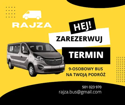 RAJZA - Wynajem busów 9-osobowych